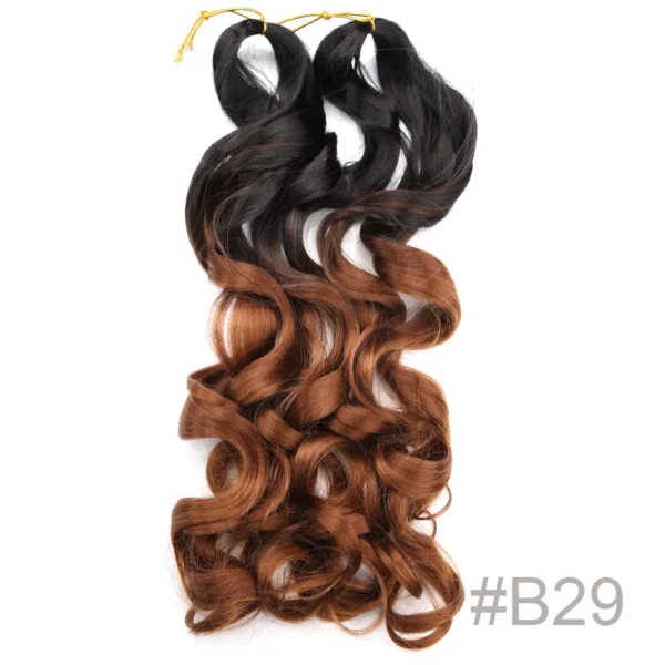 Wave Braiding Hair Extensions Spiral Curls