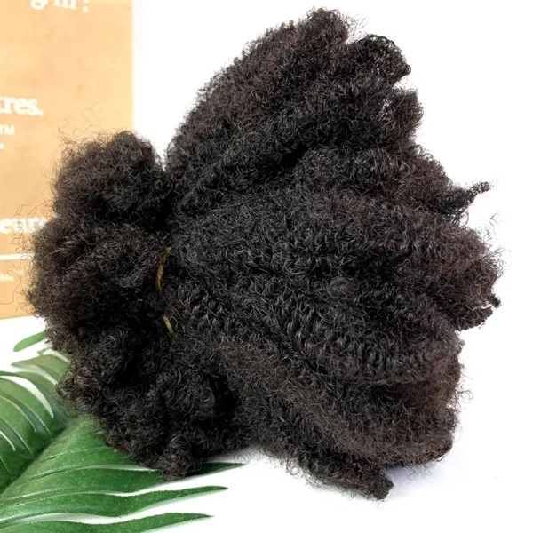 Rallonge-Afro Hair Extensions Microlocs Human Braiding Hair - Image 3