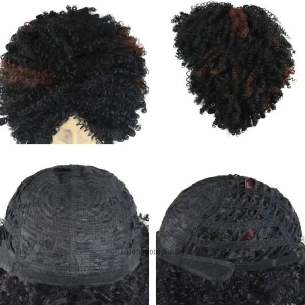 Afro Wig for Men Synthetic - Image 4