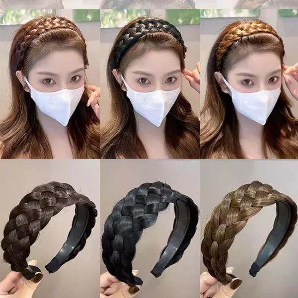 Wide Twist Wig Headbands for Women - Image 5