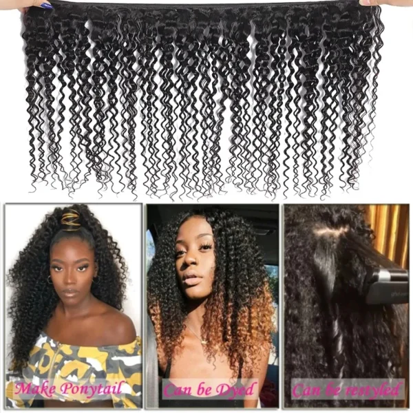 Mongolian Afro Kinky Curly Bundles - Image 6