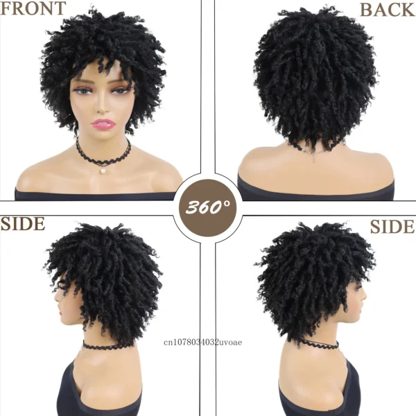 Short Afro Wig - Image 4