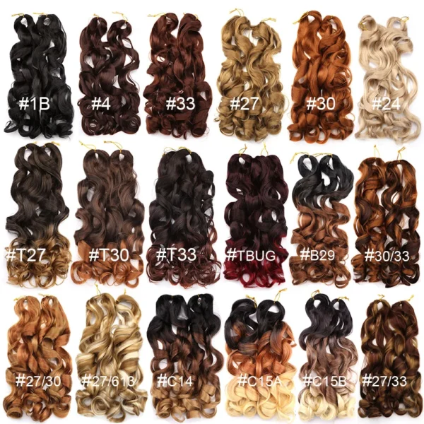 Wave Braiding Hair Extensions Spiral Curls - Image 4