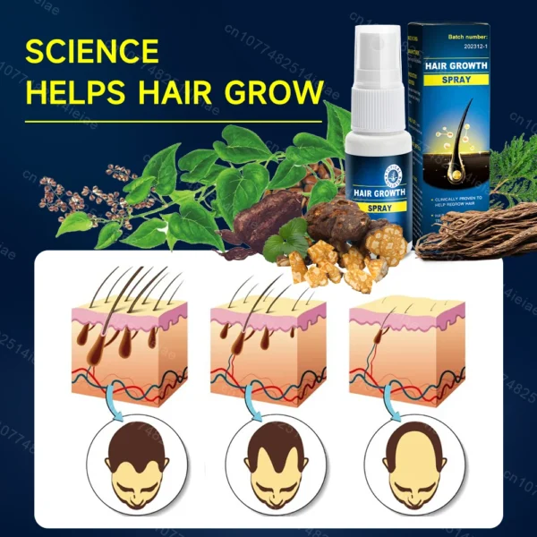 Soins capillaires Biotin Hair Growth Serum Anti Hair Loss - Image 3