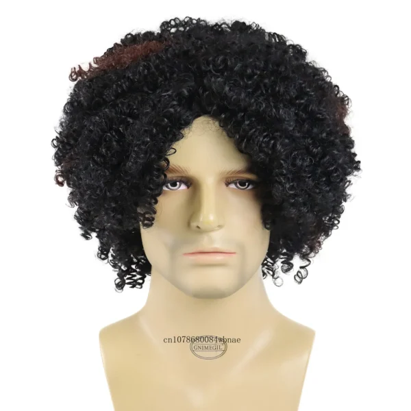 Afro Wig for Men Synthetic - Image 2