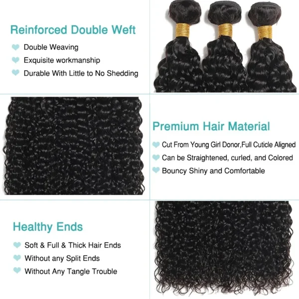 Mongolian Afro Kinky Curly Bundles - Image 4