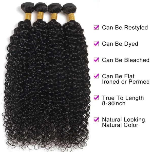 Mongolian Afro Kinky Curly Bundles - Image 3