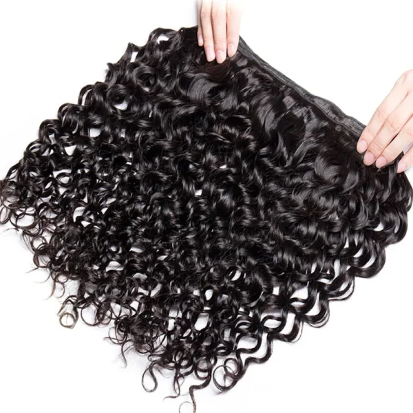 Peruvian Water Wave Bundle Deals - Human Hair Weave Extensions - Image 3