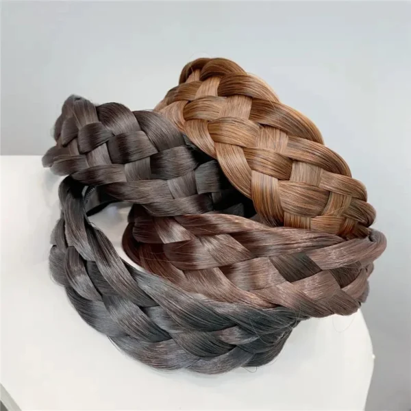 Wide Twist Wig Headbands for Women - Image 6